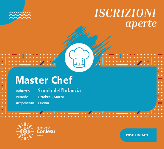 Istituto Cor Jesu Roma Banner Corso Cucina: Master Chef